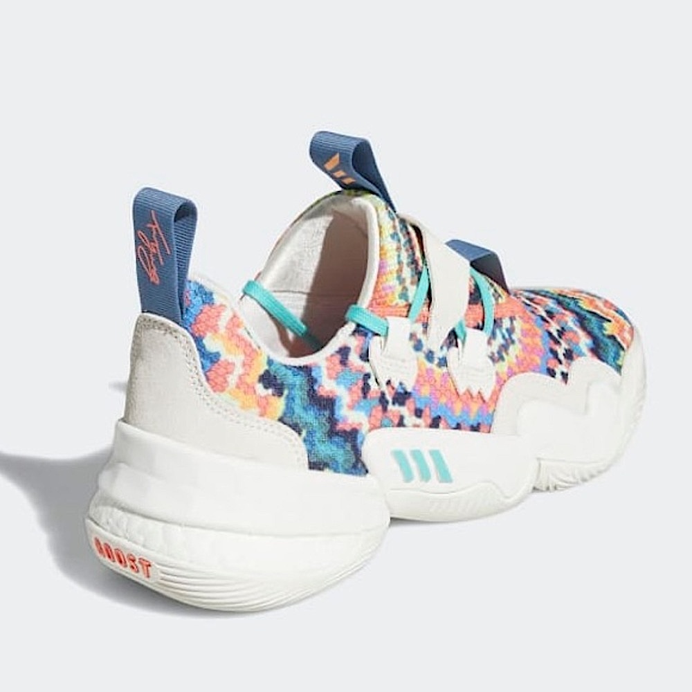 ADIDAS Trae Young 1 Tie-Dye White MultiColor GY0295 - Picture 16 of 17